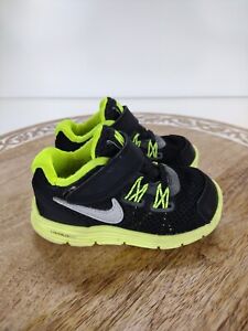 Nike Boys Infant Shoes #525370-001 Black Green Size 5C