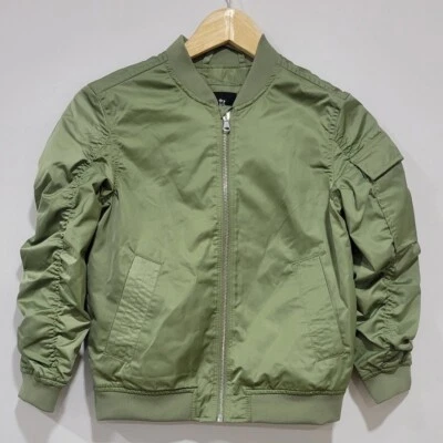 Art Class Kids Green Bomber Jacket Size S 6/7 - Image 1 of 4