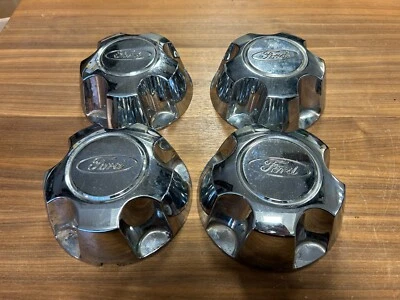 1998-2002 Ford Ranger Explorer  Chrome Center Caps Hubcap Set F87A-1A096-DA - Image 1 of 4