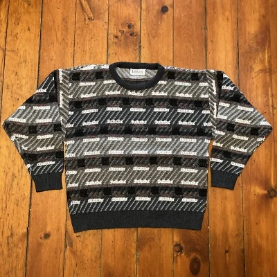 Vintage Jantzen Chunky Knit Pullover Grandpa Sweater Texturized Mens Large - Image 1 of 4