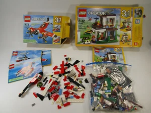 LEGO Lot Creator Modular Modern Home 31068 and 31047 Propeller Plane 3 in 1 - Picture 1 of 7