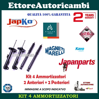 4 AMMORTIZZATORI SUZUKI GRAND VITARA 98->05 - NUOVI- 2ANTERIORI+2POSTERIORI - Immagine 1 di 2