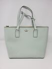 Kate Spade New York Handbag Purse Green Rn# 0102760 Cow Leather 11" X 10" 