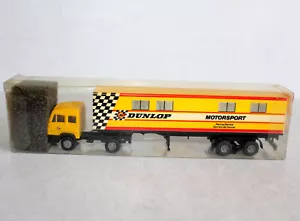 MKD HO N° 83505 CAMION POIDS LOURD DUNLOP MOTORSPORT SERVICE COURSE RACING MOTO - Picture 1 of 2