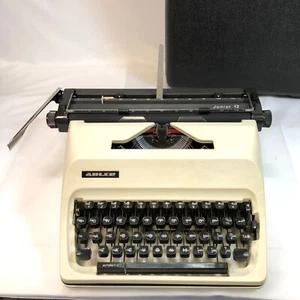 Máquina de escribir, ADLER junior 12, estado de funcionamiento, hecha en Japón, antigua, de Jp - Imagen 1 de 23