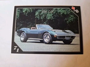 1991 Vette Set 1971 Corvette Convertible Trading Card #33 - Picture 1 of 2