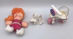 De colección 1987 Smooshees Fisher Price BETH con BICICLETA Red Head con vestido extra - Imagen 1 de 3