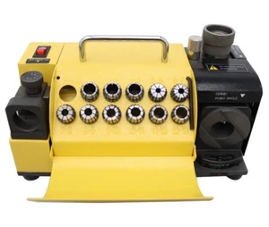 Drill Bit Grinder Grinding Machine with 11 Collets Easy Operate 110V 120W ф3-ф13 - Picture 1 of 23