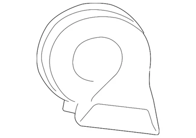 Genuine Volkswagen Low Note Horn 7N0-951-221-B - Image 1 of 2