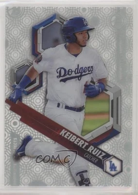 2018 Bowman High Tek Prospects Pattern 1 Circles Keibert Ruiz #PHT-KR - Image 1 of 2