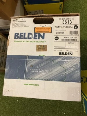 Belden 3613009A1000 Category 6+ Premium Cable 4 Pair U/UTP CMP Plenum White - Image 1 of 4