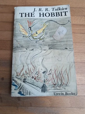 Paperback  Book - The Hobbit by J R R Tolkien, 1970  - Image 1 of 4