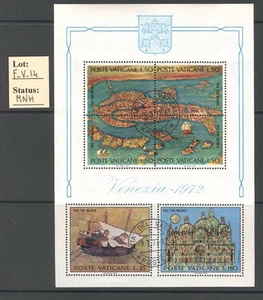 F_V_14 - FOGLIETTI VATICANO.1972 "SALVAGUARDIA DI VENEZIA". MNH - Picture 1 of 1