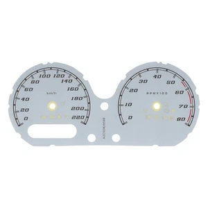 Dials Face for Harley Street Glide Electra Glide Speedometer KMH Gauges Sliver - Picture 1 of 6