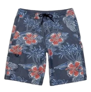 Herren Boardshorts 48 Badehose Dillard's Big & Tall Tropical Floral Shorts - Bild 1 von 9