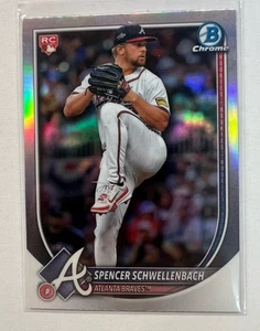 2025 Bowman Chrome Spencer Schwellenbach R/C Red Redemption  - Picture 1 of 2