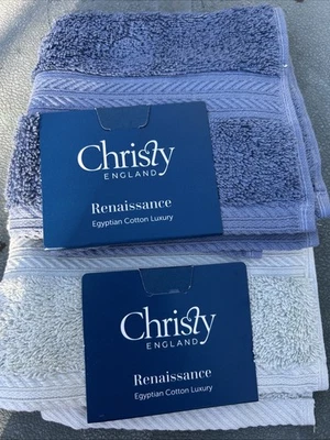 Paño de lavado de lujo de algodón egipcio renacentista Christy England en tres colores Foto 1 de 4