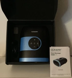 Quinear Hand Massager Cordless with Heat and Compression QN-086H Blue - Picture 1 of 11