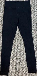 Generische Damen-Leggings schwarz kein Größenetikett fehlt super Zustand EUC 🍀 - Bild 1 von 7