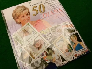 Stamp package Princess Diana world wide assorted stamps  P113 - Bild 1 von 2