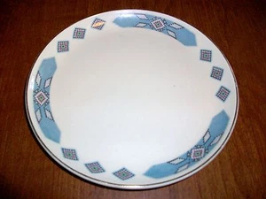  W S George Cavitt Shaw CHEROKEE Blue Salad? Bread Plate 6 inch - Picture 1 of 3