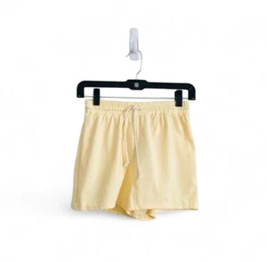 Corto Urban Renewal Eco Tejido Pull-On Cordón Nuevo con Etiquetas Amarillo XS Algodón UO - Imagen 1 de 11