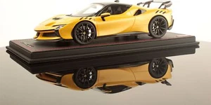 Ferrari SF90 XX Stradale Giallo Tristrato in 1:18 scale by MR Collection - Picture 1 of 7