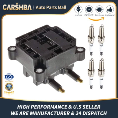 22433AA400 Ignition Coil+Spark plugs for 97-99 Subaru Legacy 1998 Impreza Foto 1 de 4