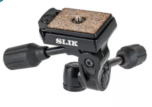 Slik SH-704E Testa treppiede padella leggera compatta a 3 vie con sgancio rapido #618-640 - Foto 1 di 8