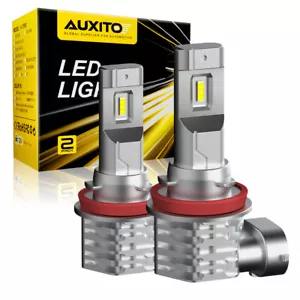 H11 H8 H9 LED Headlight Kit High Low Beam Bulb Super Bright 6500K White 360000LM - Picture 1 of 14