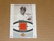 2005 Upper Deck Sweet Spot Classic JOE MORGAN JERSEY ASTROS REDS R9866