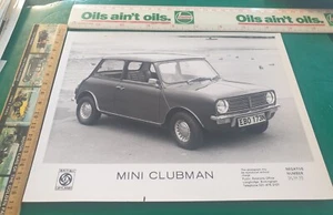 1970s LEYLAND MINI CLUBMAN Original Factory Press Photo - Picture 1 of 1
