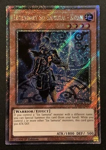 Legendäre sechs Samurai - Kizan - RA03-DE249 - Platimun Secret Rare - 1. - YuGiOh - Bild 1 von 3