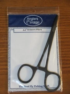 Alicates de tijera Anglers Image 5,5" para pesca con mosca - negros - Imagen 1 de 1