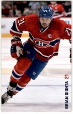 2013-14 Montreal Canadiens Postcards Brian Gionta #NNO