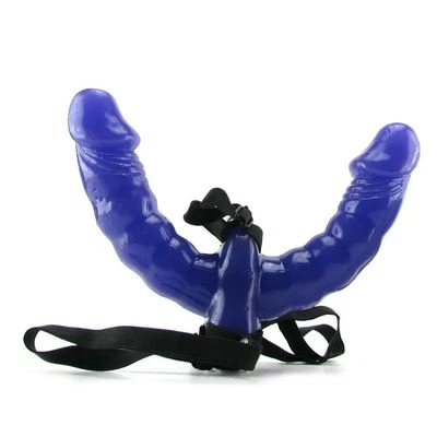 Juego de correas Fetish Fantasy Double Delight - Consolador doble punto G Dong juguete sexual Foto 1 de 4