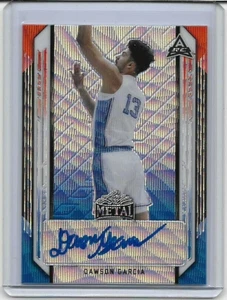 Dawson Garcia 2021-22 Leaf Metal SP Auto Red White Blue #2/7 - Picture 1 of 2