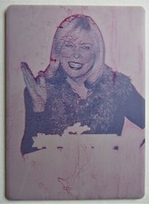 2021 LEAF Pop Century - CANDY CLARK  1/1 - Printing plate card, color Magenta