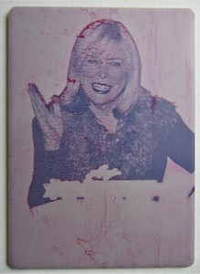 2021 LEAF Pop Century - CANDY CLARK  1/1 - Printing plate card, color Magenta