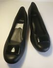 CLARKS SIZE 5 BLACK LEATHER COURT SHOES G2/18H04172445