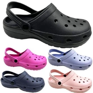Mujer Zapatos sin Talón Hospital Pantuflas Lactancia Playa Jardín Zuecos SANDALS - Imagen 1 de 18