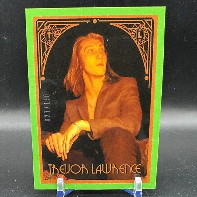 Trevor Lawrence Rookie Neon Green /150 2021 Topps X Trevor Lawrence #41 RC - Image 1 of 2