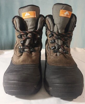Ozark Trail Mens Thermolite Insulated Eagle 6 Hiking Work Boots Sz 9 Brn/Blk - Image 1 of 4
