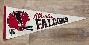 Atlanta Falcons NFL Vintage Football 30" 1970's 2-Bar Helmet Pennant II - Picture 1 of 4