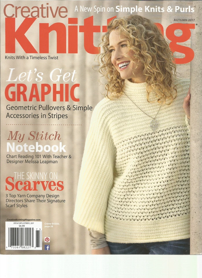 CREATIVE KNITTING MAGAZINE AUTUMN 2017. - Image 1 of 1