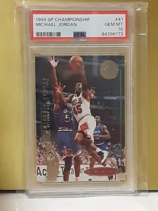 1994 MICHAEL JORDAN #41 SP CHAMPIONSHIP PSA 10 GEM MINT "HE'S BACK" NOT REPRINT - Picture 1 of 4