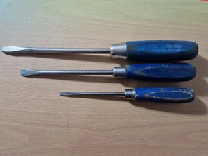 DAIMLER BENZ Geta DIN 5270 FLAT screwdrivers set wooden hand Mercedes Benz - Picture 1 of 6