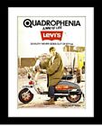 QUADROPHENIA Mod Scooter Jimmy Vintage style  Poster Mounted Framed  FREE POST