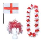 Sonia Originelli Fanset "England" Blumenkette Fahne Flagge Perücke Wig Neu