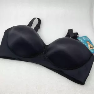 Reggiseno 40D Vanity Fair Beauty Back figura completa senza ferretto nero 71380 leggermente imbottito - Foto 1 di 9